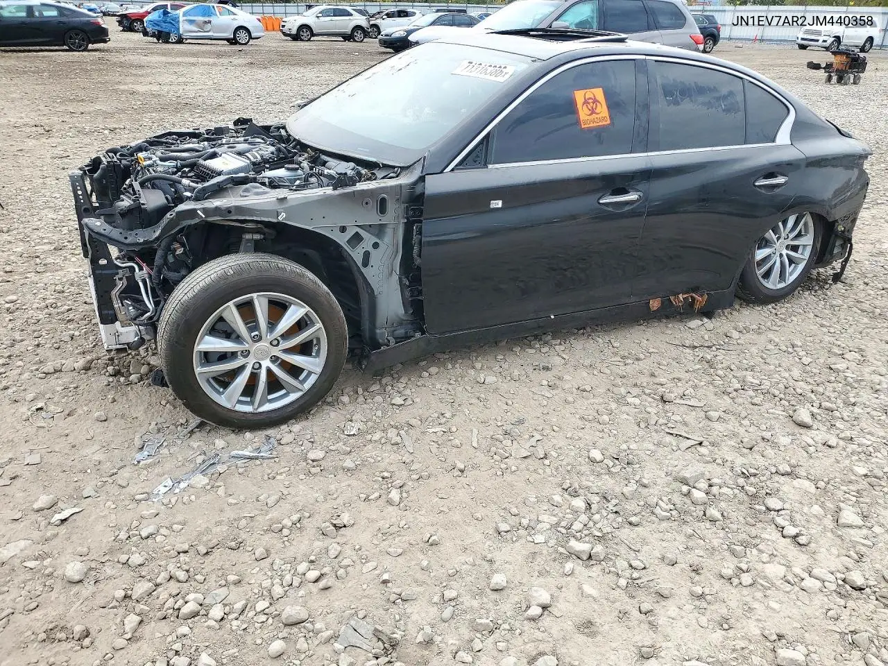 2018 Infiniti Q50 3.0T Luxe VIN JN1EV7AR2JM440358 фото 1