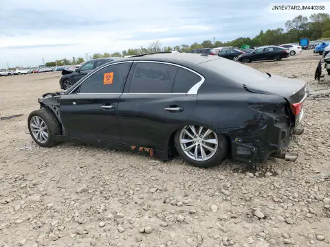 2018 Infiniti Q50 3.0T Luxe VIN JN1EV7AR2JM440358 фото 2