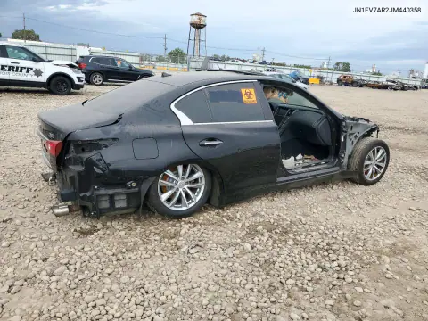 2018 Infiniti Q50 3.0T Luxe VIN JN1EV7AR2JM440358 фото 3