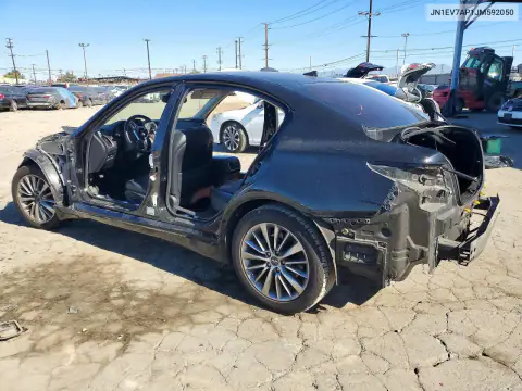 JN1EV7AP1JM592050 — 2018 Infiniti Q50, фото 2 с аукциона Copart, Разукомплектован