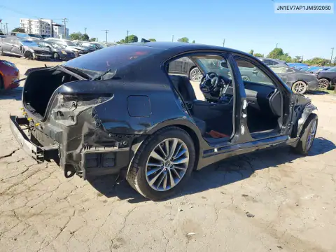 JN1EV7AP1JM592050 — 2018 Infiniti Q50, фото 3 с аукциона Copart, Разукомплектован