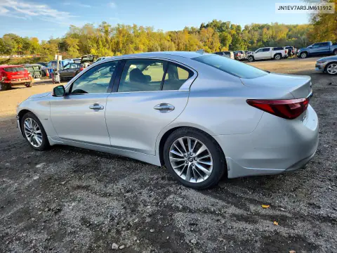 JN1EV7AR3JM611912 — 2018 Infiniti Q50, фото 2 с аукциона Copart, Передняя часть