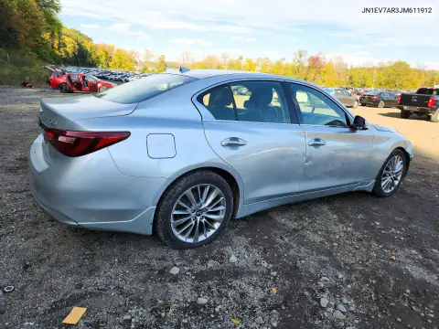JN1EV7AR3JM611912 — 2018 Infiniti Q50, фото 3 с аукциона Copart, Передняя часть