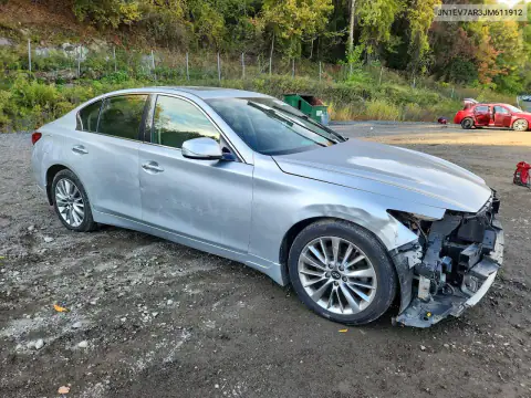 JN1EV7AR3JM611912 — 2018 Infiniti Q50, фото 4 с аукциона Copart, Передняя часть
