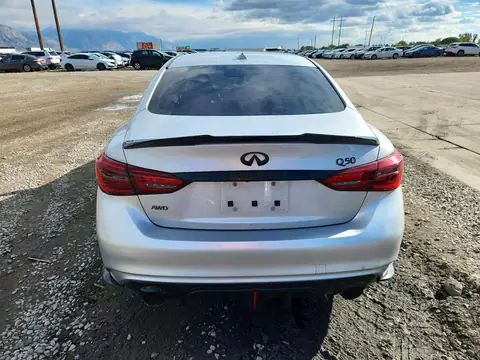JN1EV7AR0JM432968 — 2018 Infiniti Q50, фото 6 с аукциона Copart, Передняя часть