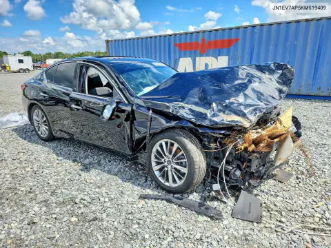 2019 Infiniti Q50 3.0T Luxe VIN JN1EV7AP5KM519409 фото 4