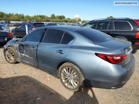 2020 Infiniti Q50 3.0T Luxe VIN JN1EV7APXLM207765 фото 2