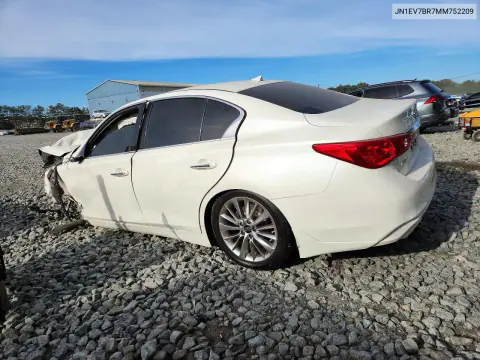 2021 Infiniti Q50 Luxe VIN JN1EV7BR7MM752209 фото 2