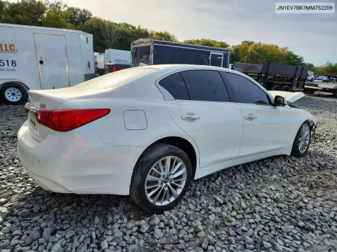 2021 Infiniti Q50 Luxe VIN JN1EV7BR7MM752209 фото 3