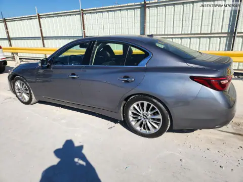2021 Infiniti Q50 Luxe VIN JN1EV7BP8MM707049 фото 2