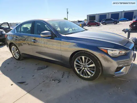 2021 Infiniti Q50 Luxe VIN JN1EV7BP8MM707049 фото 4