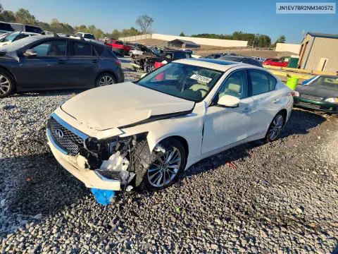 JN1EV7BR2NM340572 Infiniti Q50 2022 — повреждение Боковая часть, фото до ремонта