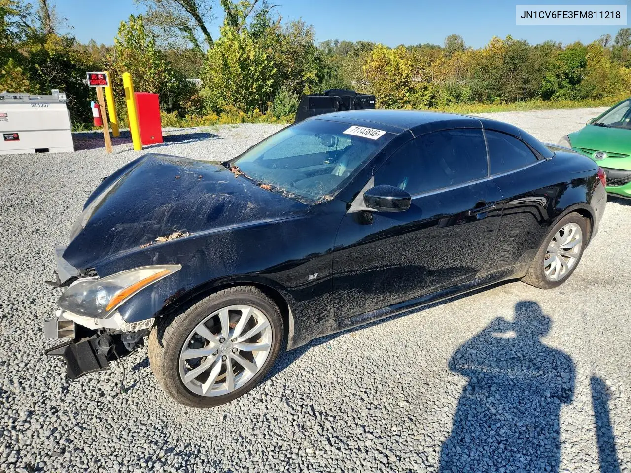 2015 Infiniti Q60 VIN JN1CV6FE3FM811218 фото 1