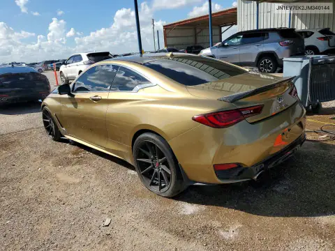 JN1EV7EK2JM340144 — 2018 Infiniti Q60, фото 2 с аукциона Copart 22.10.2026, Передняя часть