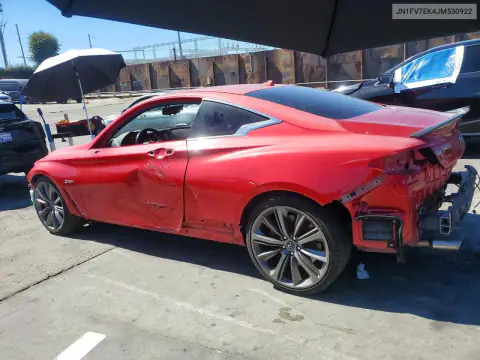JN1FV7EK4JM530922 — 2018 Infiniti Q60, фото 2 с аукциона Copart, Передняя часть