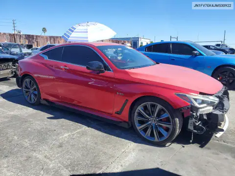 JN1FV7EK4JM530922 — 2018 Infiniti Q60, фото 4 с аукциона Copart, Передняя часть
