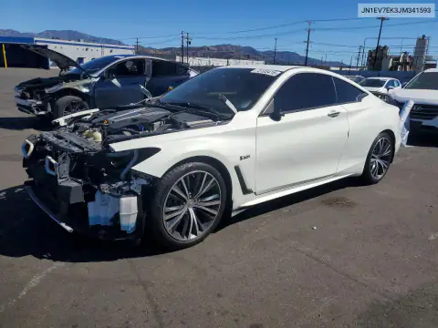 JN1EV7EK3JM341593 — 2018 Infiniti Q60, Вандализм, фото до ремонта