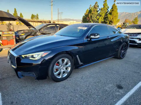 JN1EV7EK6KM231560 — 2019 Infiniti Q60, Механические повреждения, фото до ремонта