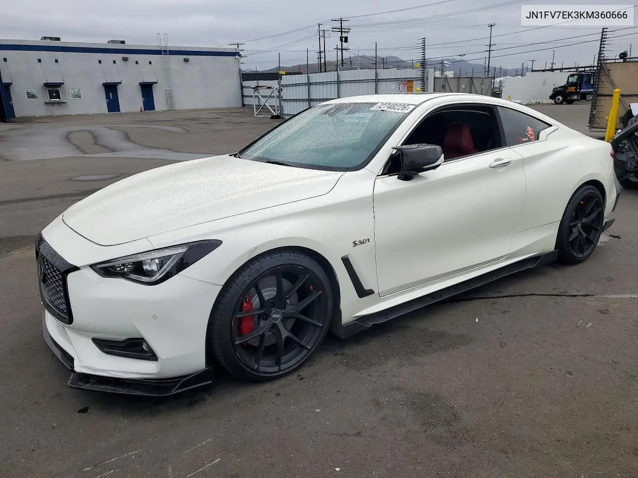 2019 Infiniti Q60 Red Sport 400 VIN JN1FV7EK3KM360666 фото 1