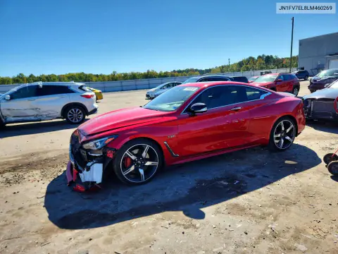 JN1FV7EL8LM460269 — 2020 Infiniti Q60, Передняя часть, фото до ремонта