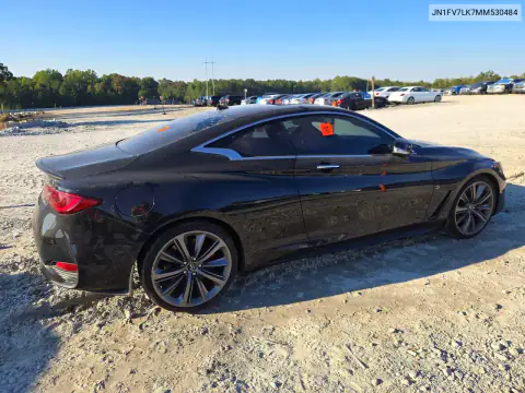 JN1FV7LK7MM530484 — 2021 Infiniti Q60, фото 3 с аукциона Copart, Вандализм