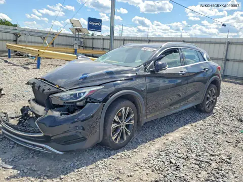 SJKCH5CRXKA010087 — 2019 Infiniti QX30, Передняя часть, фото до ремонта