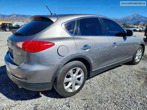 JN1AJ0HP5AM700418 — 2010 Infiniti QX50, фото 3 с аукциона Copart, Боковая часть