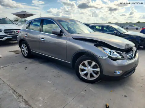 JN1AJ0HP1AM700951 — 2010 Infiniti QX50, фото 4 с аукциона Copart, Передняя часть