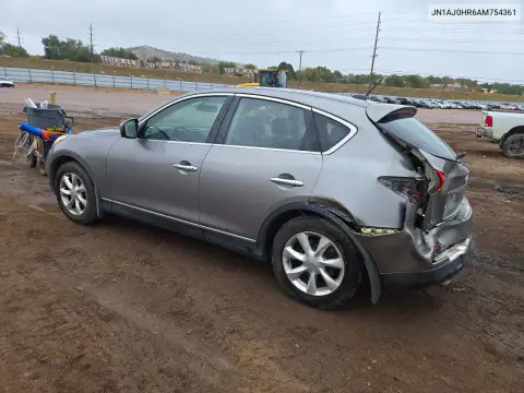 JN1AJ0HR6AM754361 — 2010 Infiniti QX50, фото 2 с аукциона Copart, Задняя часть