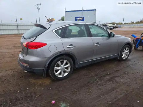 JN1AJ0HR6AM754361 — 2010 Infiniti QX50, фото 3 с аукциона Copart, Задняя часть