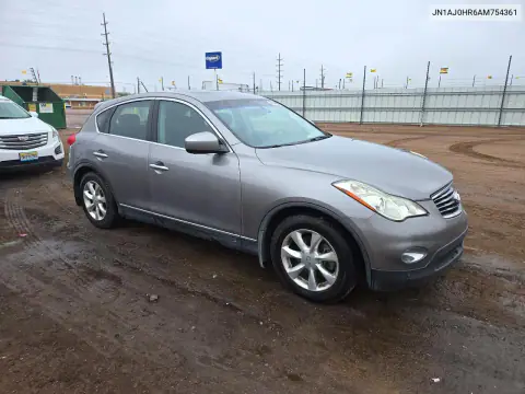 JN1AJ0HR6AM754361 — 2010 Infiniti QX50, фото 4 с аукциона Copart, Задняя часть
