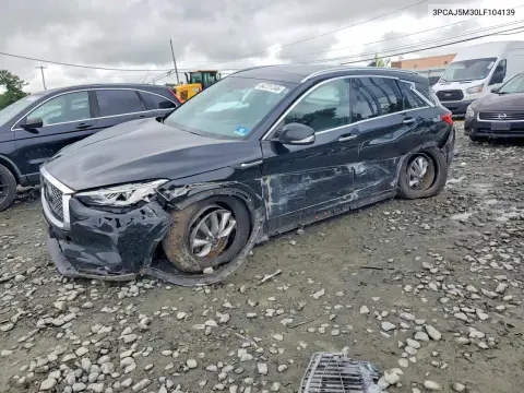 3PCAJ5M30LF104139 — 2020 Infiniti QX50, Повреждения со всех сторон, фото до ремонта