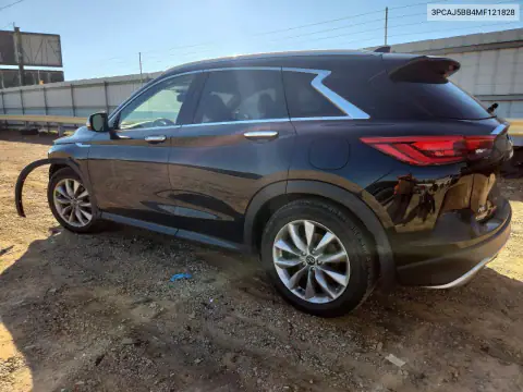 3PCAJ5BB4MF121828 — 2021 Infiniti QX50, фото 2 с аукциона Copart, Передняя часть