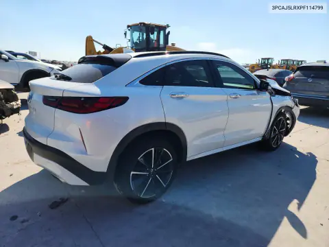 2023 Infiniti Qx55 Sensory VIN 3PCAJ5LRXPF114799 фото 3