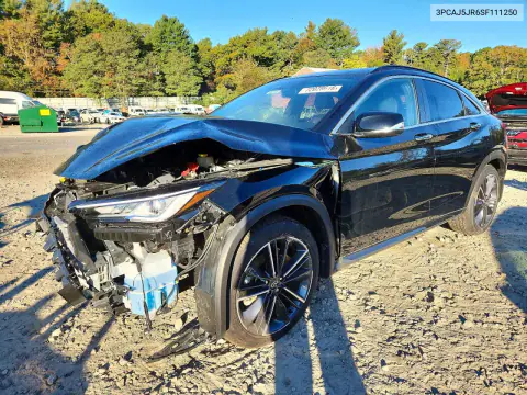 3PCAJ5JR6SF111250 — 2025 Infiniti QX55, Передняя часть, фото до ремонта