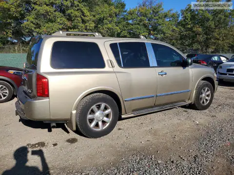 5N3AA08C26N802418 — 2006 Infiniti QX56, фото 3 с аукциона Copart 20.10.2026, Естественный износ