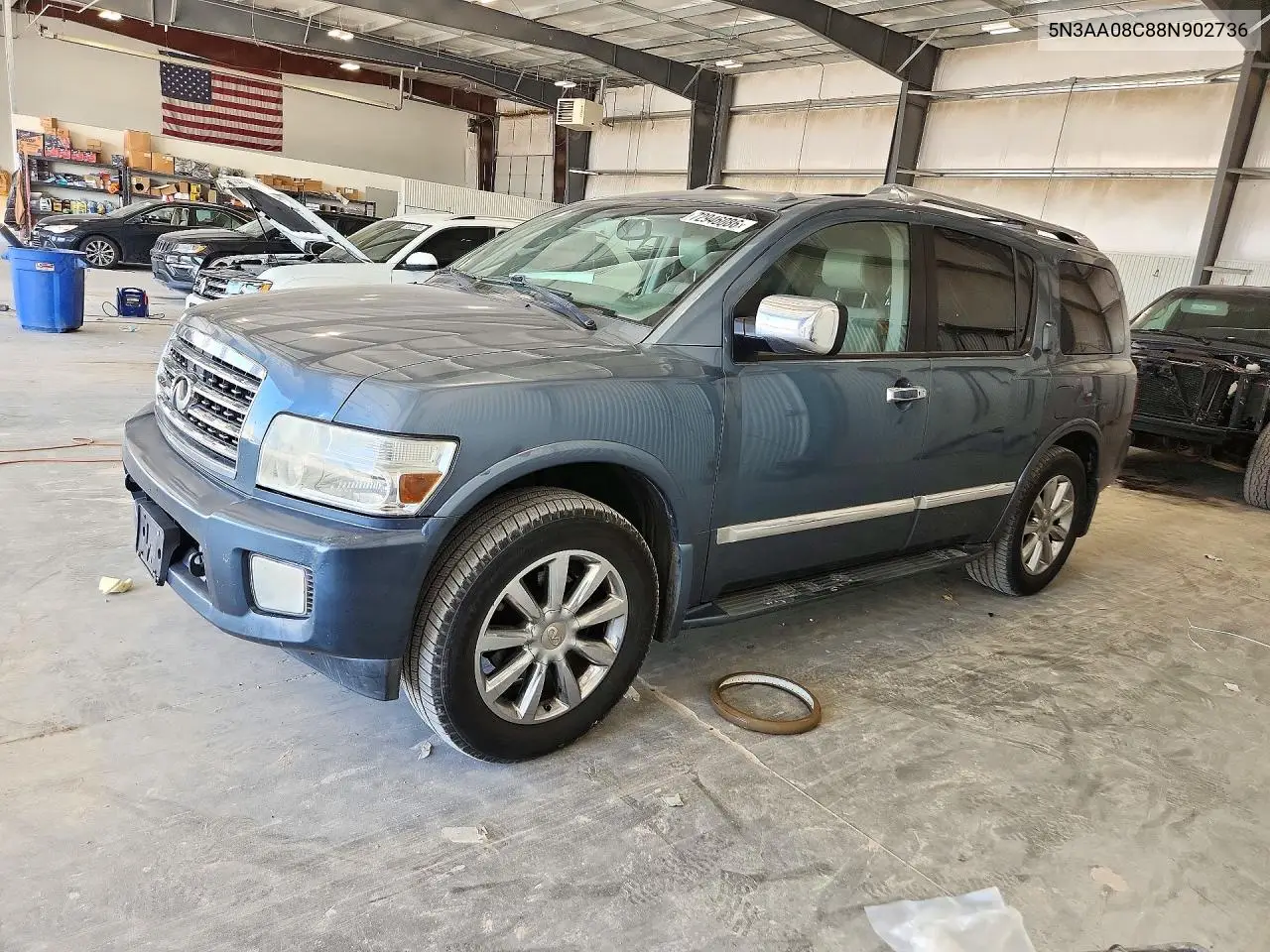 2008 Infiniti Qx56 Base VIN 5N3AA08C88N902736 фото 1