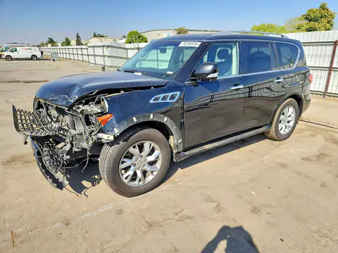 JN8AZ2ND4B9700754 — 2011 Infiniti QX56, Передняя часть (Front End), фото до ремонта