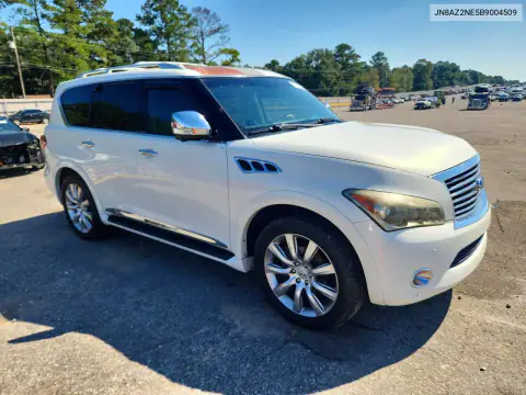 JN8AZ2NE5B9004509 — 2011 Infiniti QX56, фото 4 с аукциона Copart, Крыша