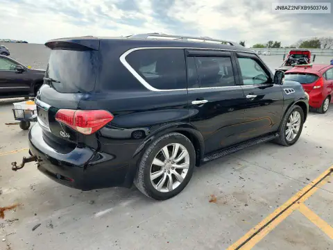 JN8AZ2NFXB9503766 — 2011 Infiniti QX56, фото 3 с аукциона Copart, Передняя часть