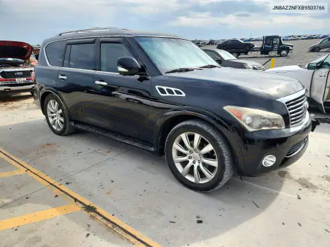JN8AZ2NFXB9503766 — 2011 Infiniti QX56, фото 4 с аукциона Copart, Передняя часть