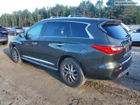 2014 Infiniti Qx60 Base VIN 5N1AL0MM1EC533422 фото 2