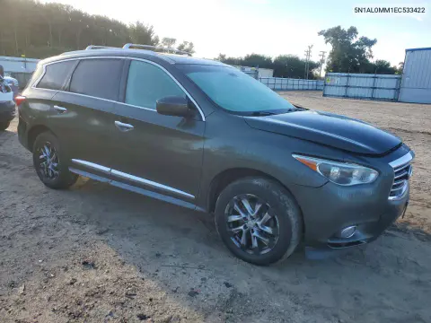 2014 Infiniti Qx60 Base VIN 5N1AL0MM1EC533422 фото 4