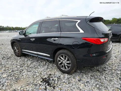 2015 Infiniti Qx60 Base VIN 5N1AL0MN8FC521178 фото 2
