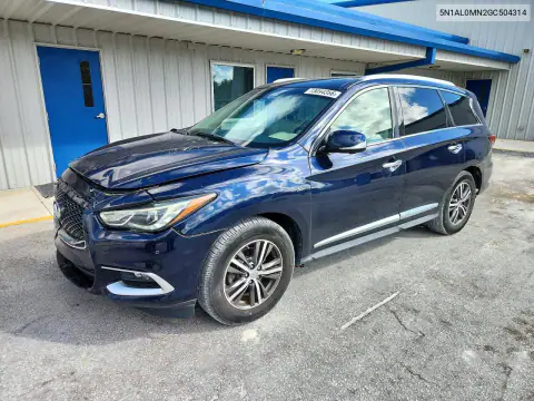 5N1AL0MN2GC504314 Infiniti QX60 2016 — повреждение Передняя часть, фото до ремонта