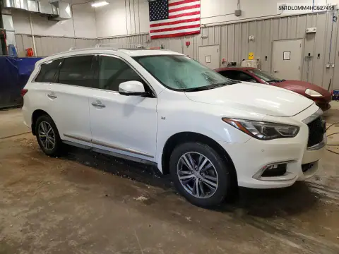 5N1DL0MM4HC527499 — 2017 Infiniti QX60, фото 4 с аукциона Copart, Передняя часть
