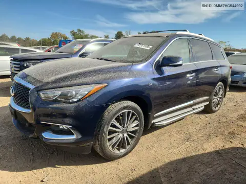 5N1DL0MM7HC544992 — 2017 Infiniti QX60, Подтопление, фото до ремонта