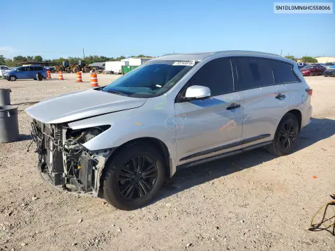5N1DL0MN6HC558066 Infiniti QX60 2017 — повреждение Передняя часть, фото до ремонта