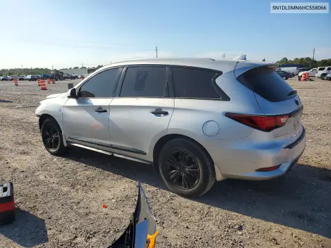 5N1DL0MN6HC558066 — 2017 Infiniti QX60, фото 2 с аукциона Copart, Передняя часть