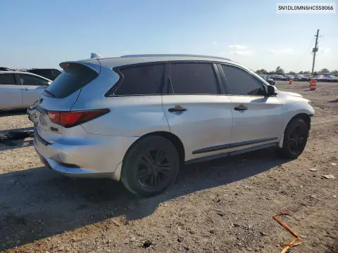 5N1DL0MN6HC558066 — 2017 Infiniti QX60, фото 3 с аукциона Copart, Передняя часть